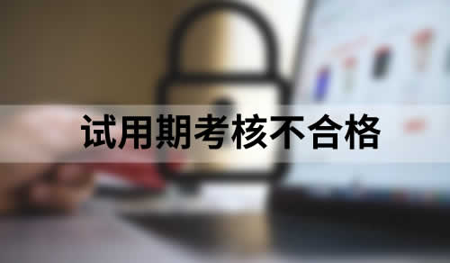 试用期考核不合格